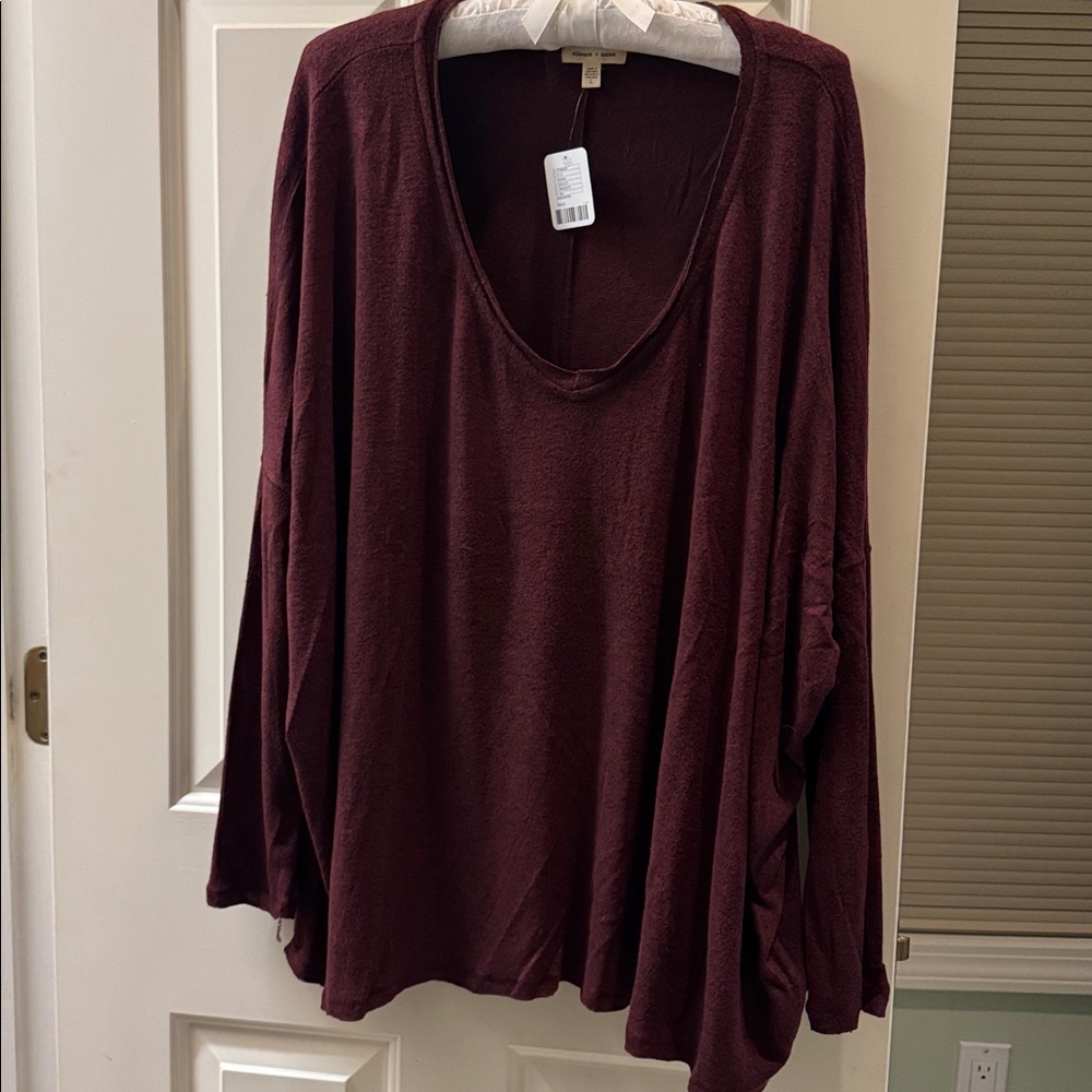Silence + Noise scoop neck Knit Top